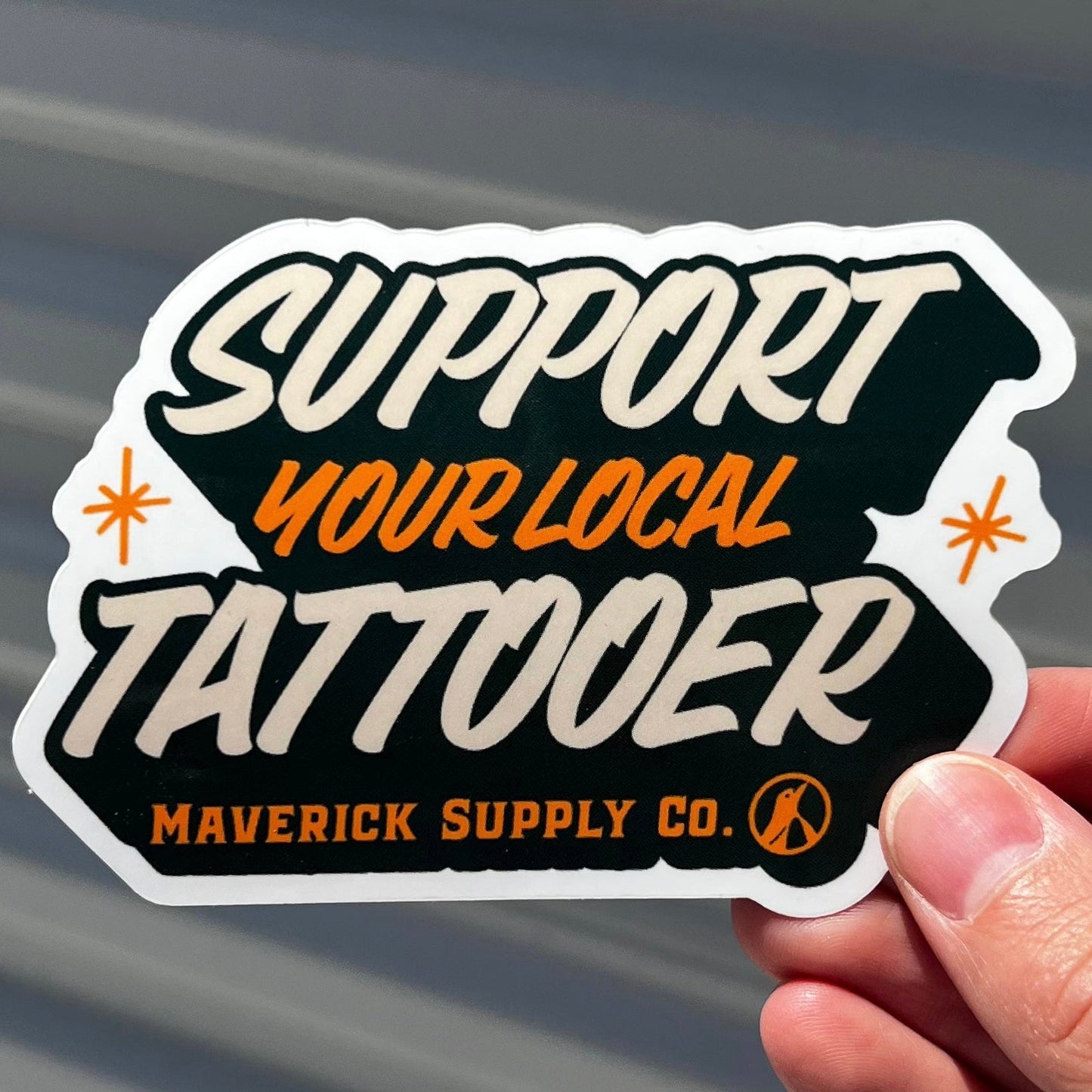 Support Your Local Tattooer Sticker!